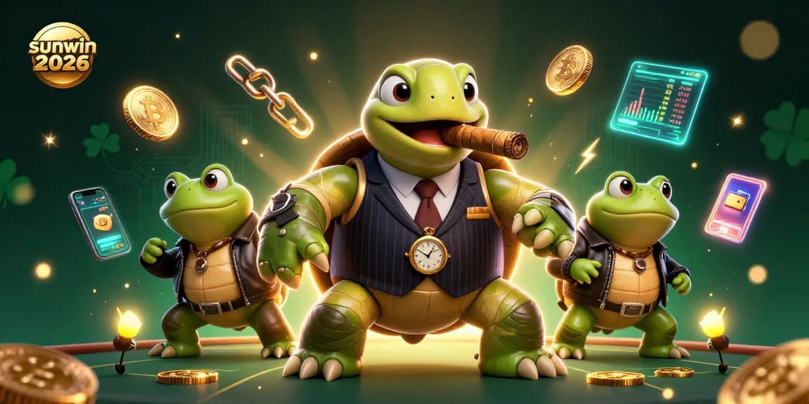Experience excitement at sunwin 2026 as the charismatic turtle showcases casino gaming treasures.