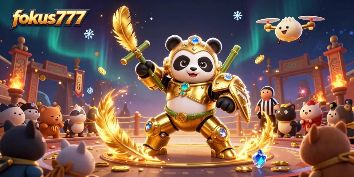 Experience thrilling gameplay in fokus777's immersive arena, featuring vibrant characters and dynamic betting elements.