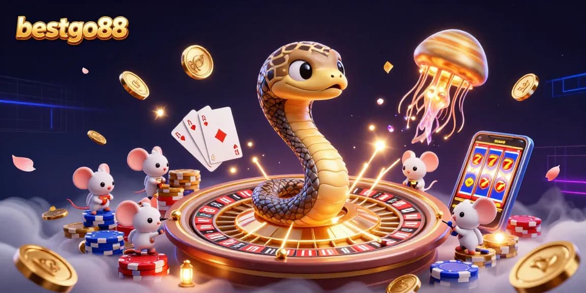 Experience excitement like never before at bestgo88 with playful astronaut mice betting on Saturn's rings.