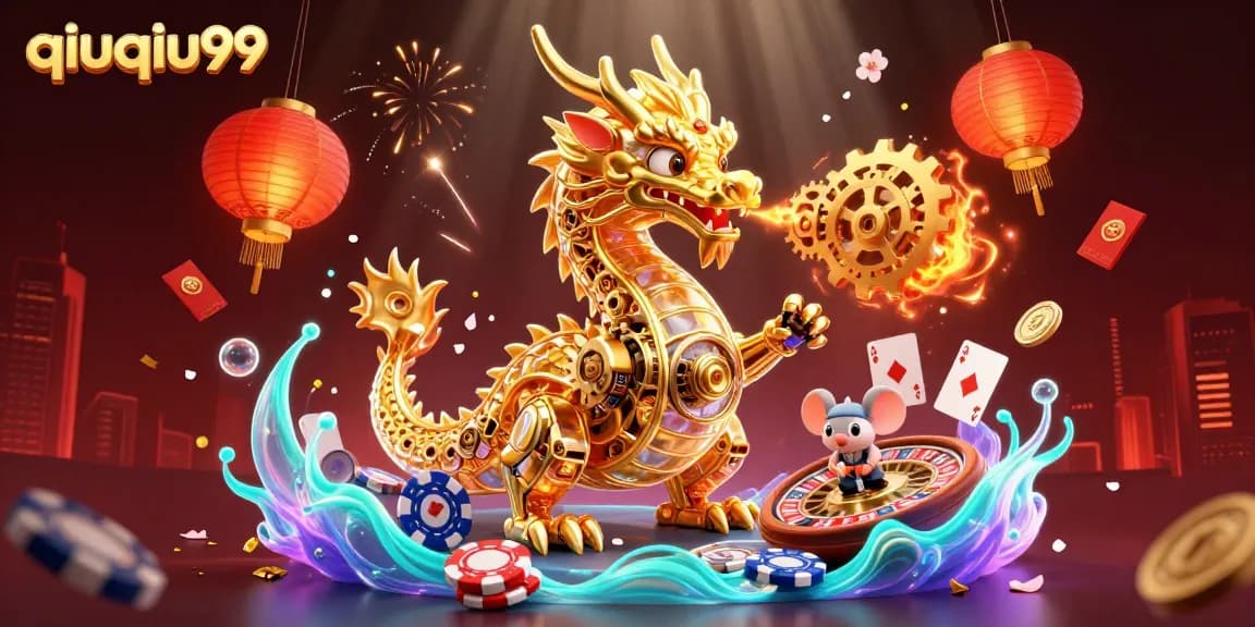 Experience exhilarating poker action at qiuqiu99 with a thrilling 3D scene of gaming excitement.
