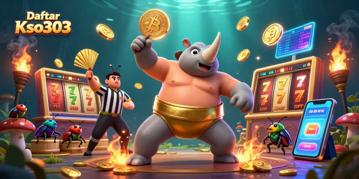 Permainan slot interaktif Daftar Kso303 dengan kejuaraan serangga dan elemen kripto yang mengasyikkan.