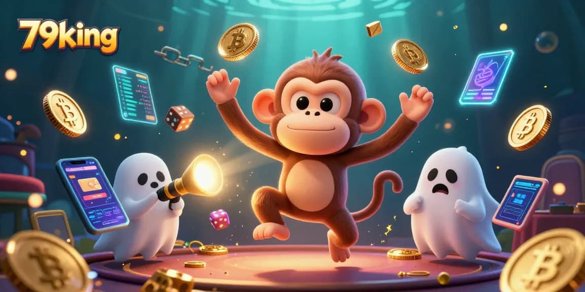 Engage with the captivating 79king gaming adventure featuring a ghostly monkey juggling treasures in a thrilling casino.