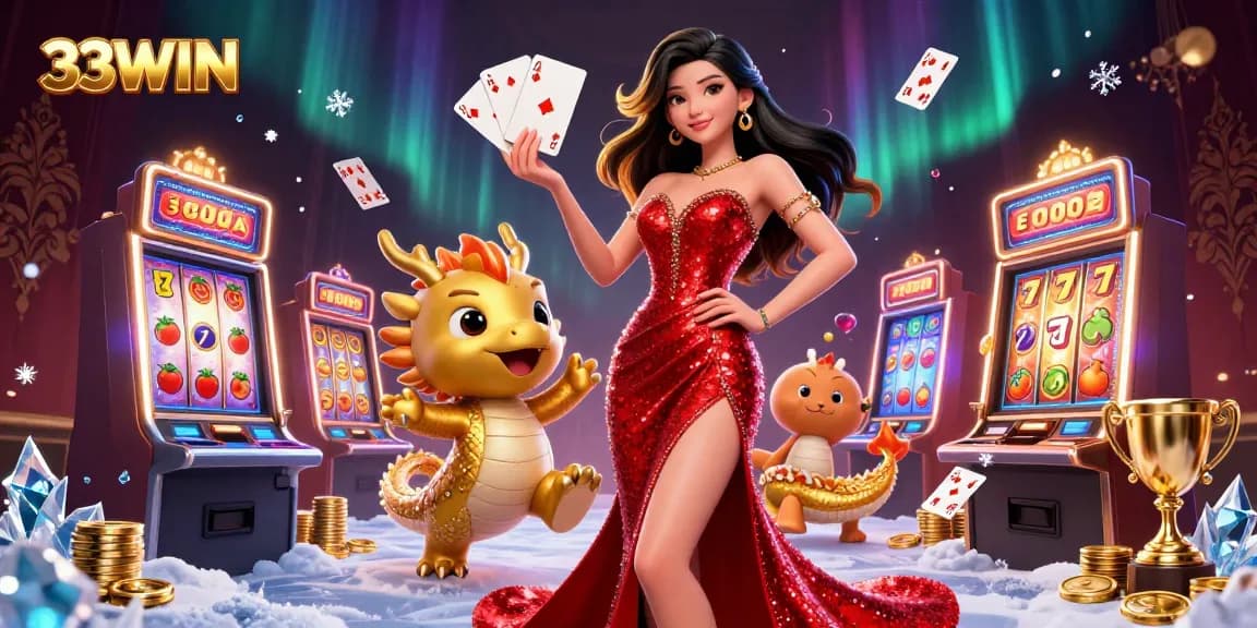 Experience 33WIN's exhilarating atmosphere with casino excitement and stunning characters.