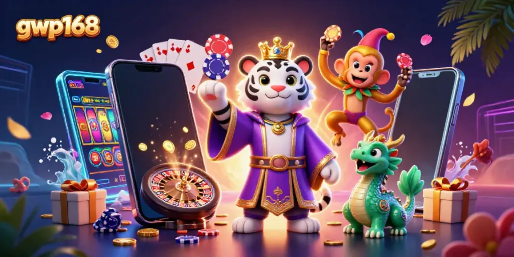 Permainan seru di gwp168 dengan harimau putih dan monyet emas menghasilkan koin slot menggembirakan.