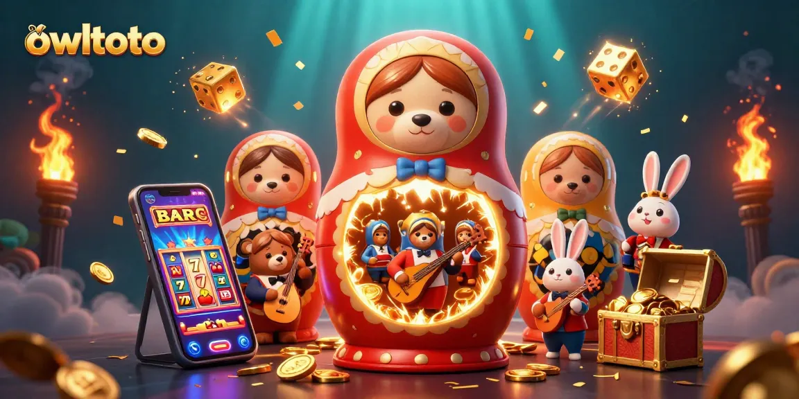 Engage in thrilling owltoto slots with vibrant casino characters and winning elements.