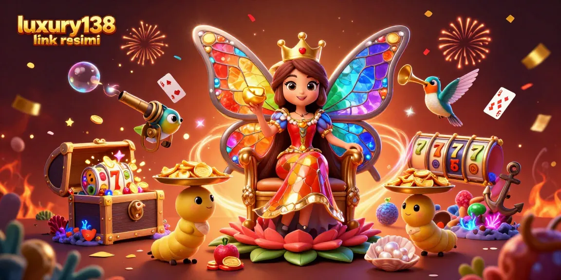 Engage in the excitement of luxury138 link resmi with a vibrant casino-themed illustration.