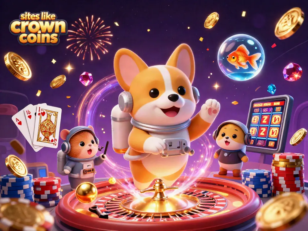 Engage with sites like crown coins casino through exciting 3D gaming experiences in a vibrant digital casino.