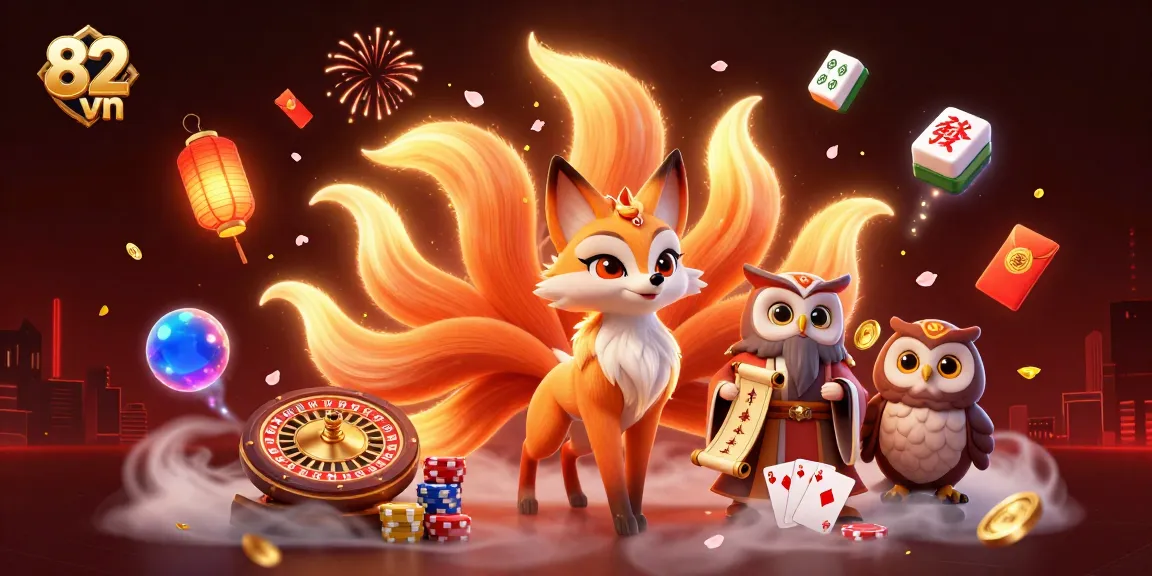 Experience thrilling action in 82 vn's vibrant casino world with colorful characters and dynamic gaming elements.
