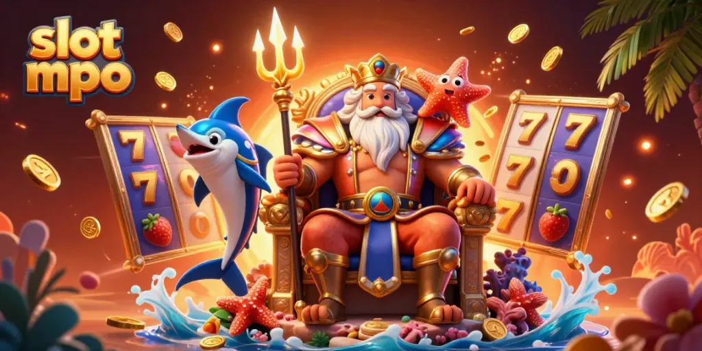 Experience thrilling wins with slot mpo as Neptune reigns over vibrant slot machines.
