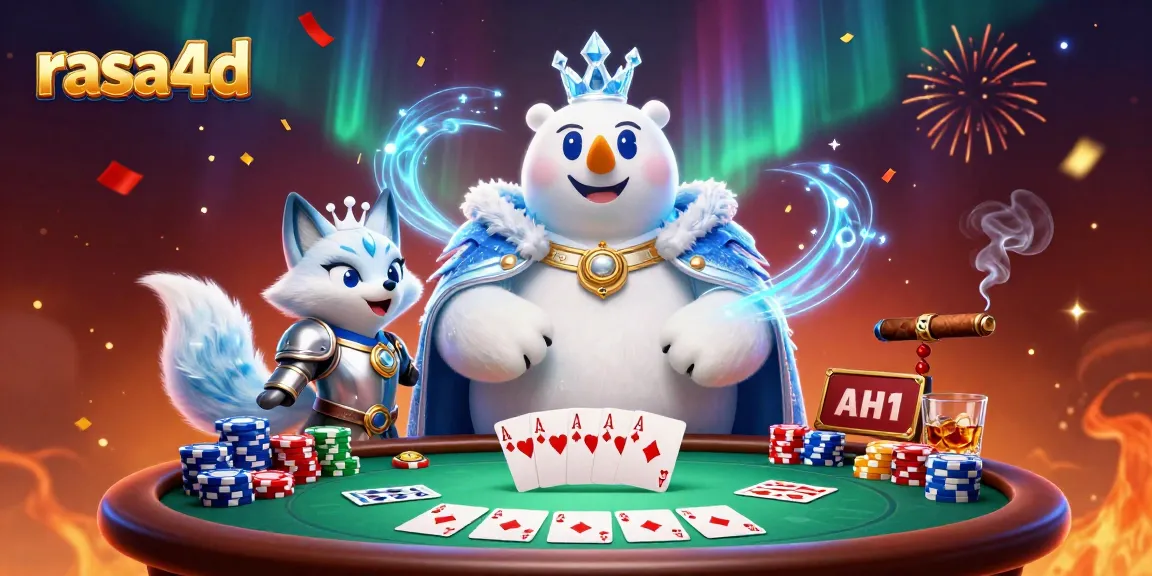 Raih kemenangan dengan rasa4d di meja poker yang glamor dan berenergi.