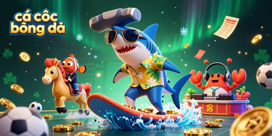 Engage in cá cược bóng đá with an exciting scene of characters celebrating in a sports betting environment.