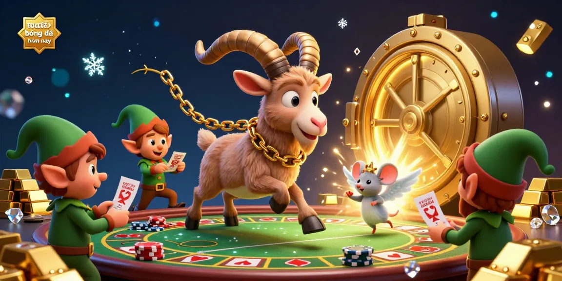 Experience the thrilling excitement of trực tiếp bóng đá hôm nay in a cartoon casino environment bustling with activity and mischief.
