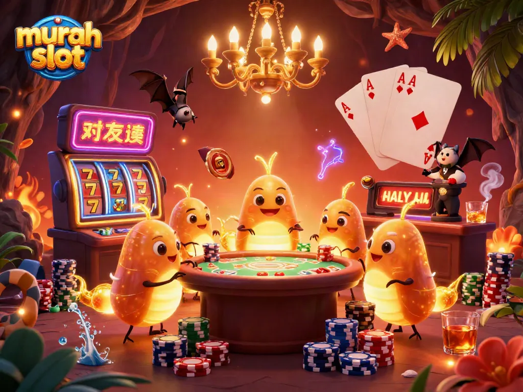 Menangkan jackpot dengan murah slot yang menghibur di kasino gua yang cerah ini.