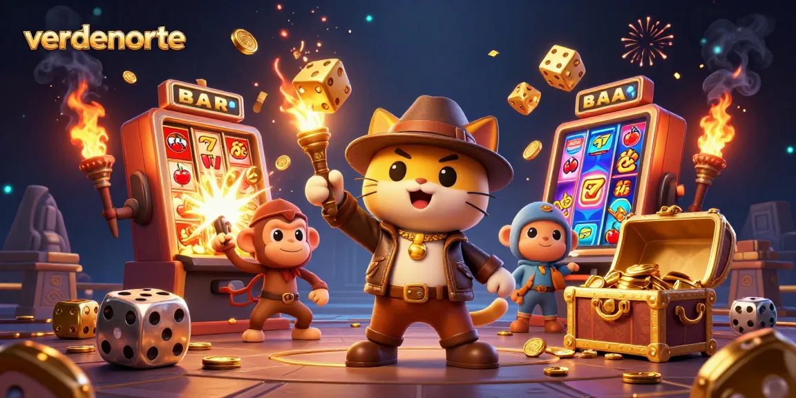 Spin and win big with verdenorte on a vibrant 3D casino adventure full of treasures!