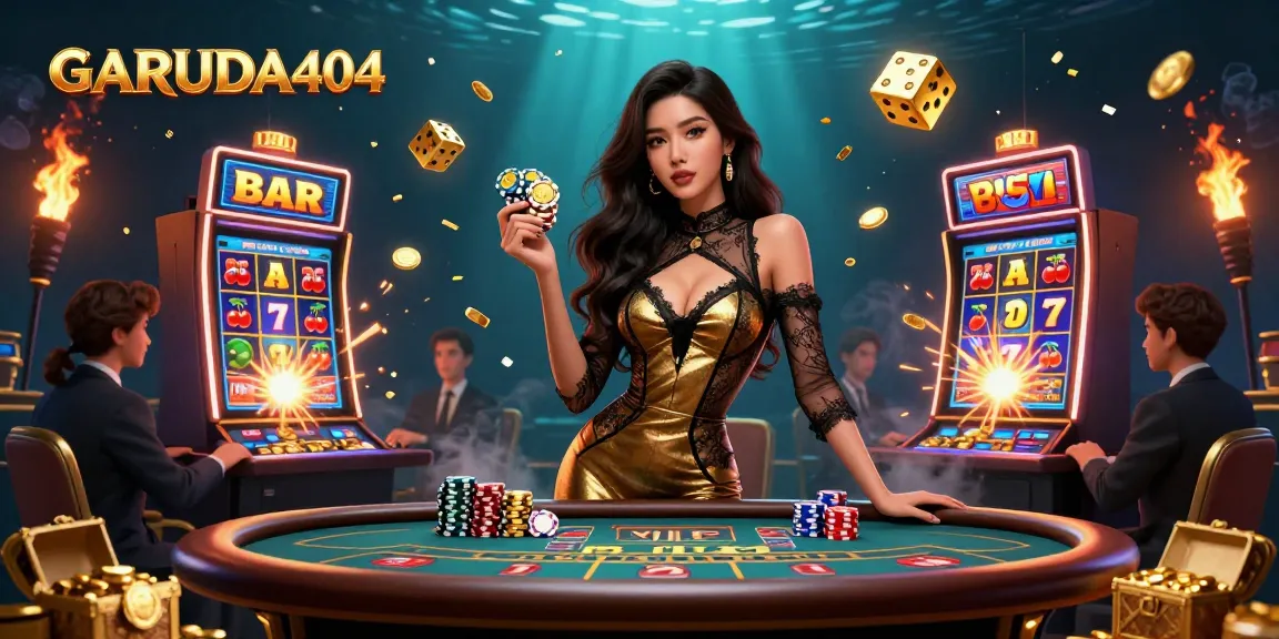 Experience the excitement at GARUDA404 with stunning jackpots and vibrant casino elements.