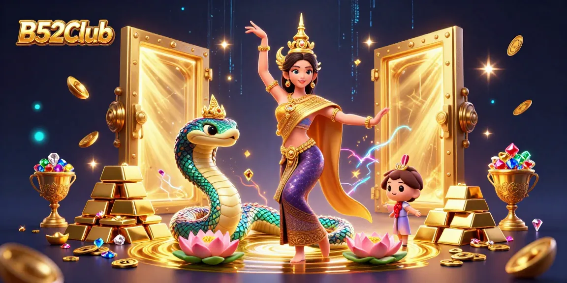 B52Club transforms your gaming experience with vibrant illustrations of online casino adventures.