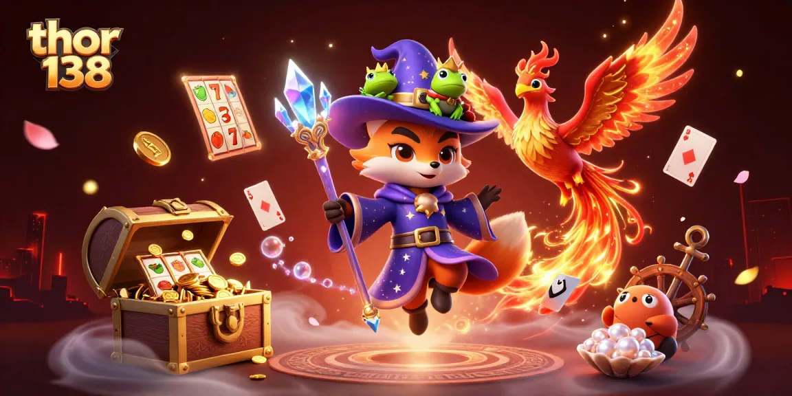 Menangkan jackpot dengan thor 138 dalam permainan kasino online yang penuh warna dan magis.