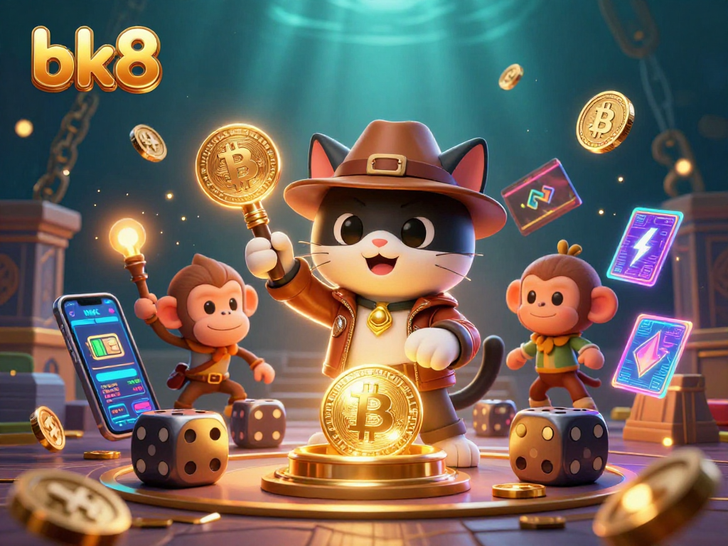 Experience thrilling gaming action at bk8 with vibrant casino elements and animated adventures.