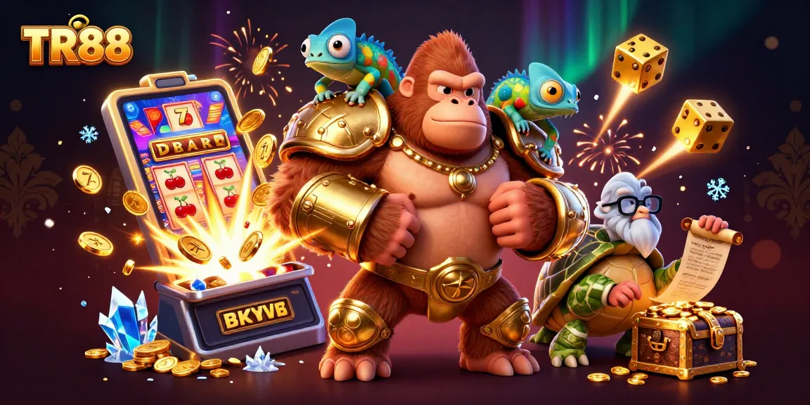 Play thrilling casino games at TR88 with exciting characters and vibrant gaming atmosphere