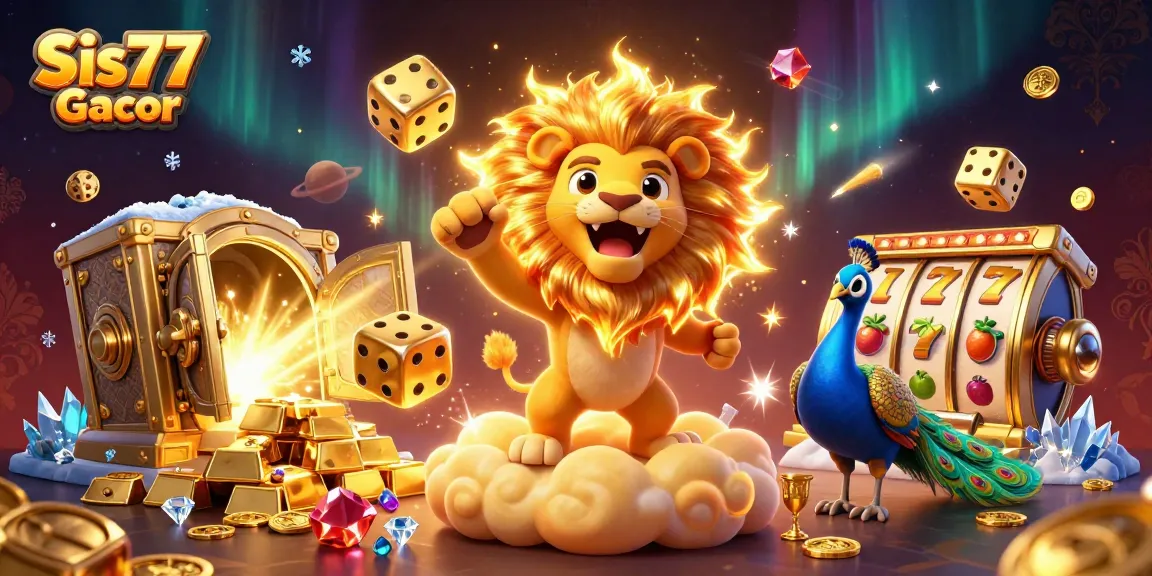 Menangkan slot mudah di Sis77 Gacor dengan ilustrasi 3D kasino yang kaya dan dinamis.