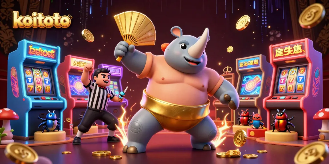 Koitoto menghadirkan permainan slot gacor yang meriah dengan karakter unik dan elemen kasino berkilau