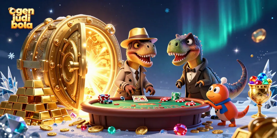 Engage with agen judi bola as a velociraptor card counter at a vibrant blackjack table.